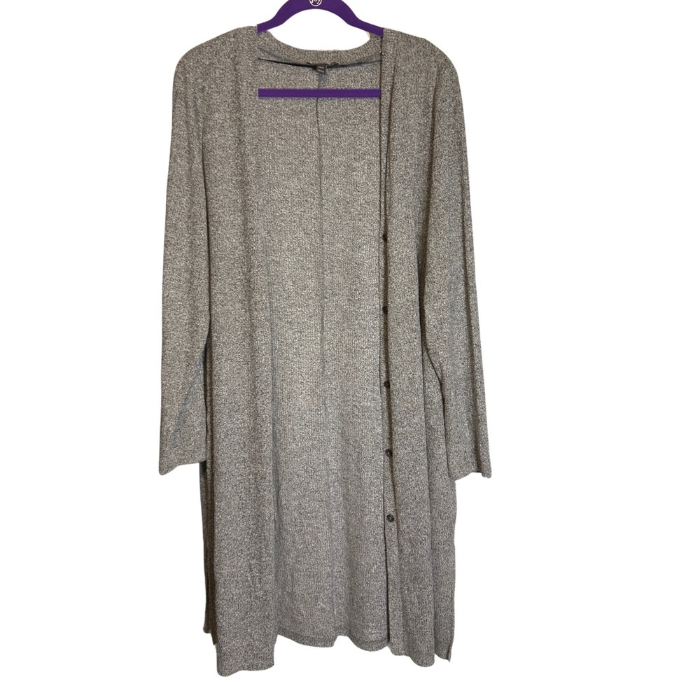 Lane Bryant Heather Gray Cardigan (0381)